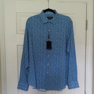 Bugatchi Men's Long Sleeved Button Up Shirt